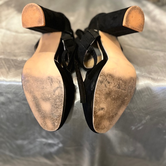 Black Strappy Heels - Picture 5 of 5